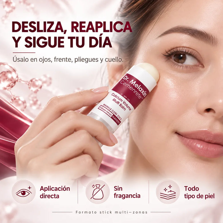 Cómo se aplica la barrita en el contorno de ojos